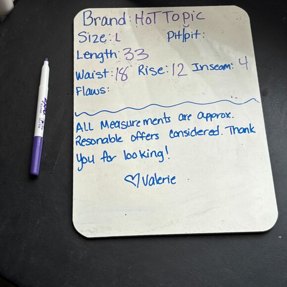 Hot Topic Pink Strawberry Gingham Heart Bib Shortalls Overalls Milk Maid Size L - Picture 13 of 13